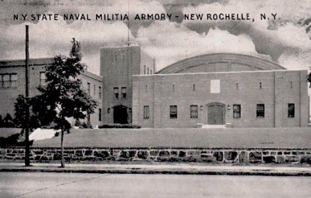 Post Card of the New Rochelle Armory ca.1930's